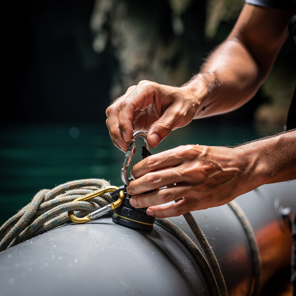 Konglor Lao Cave Tour boat passage through underground river with limestone formations
